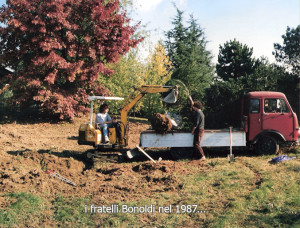 Giardinieri Fratelli Bonoldi - Luca e Fabio nel 1987 